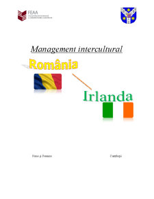 Management intercultural Romania-Irlanda - Pagina 1