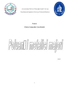 Poluanți metalici majori - Pagina 1