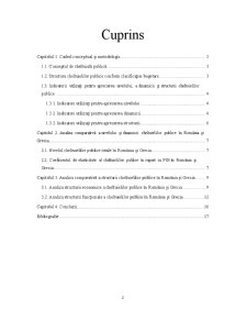Studiu de caz comparativ privind nivelul, structura și dinamica cheltuielilor publice (bugetare) în România și Grecia - Pagina 2
