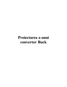 Convertor BUCK - Pagina 1