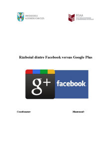 Facebook vs Google Plus - Pagina 1