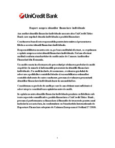 Activitatea de audit bancar la UniCredit Țiriac Bank SA - Pagina 4