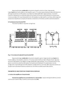 Tranzistorul bipolar - Pagina 4