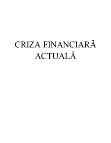 Criza financiară actuală - Pagina 1