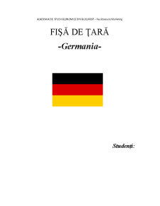 Fișă de țară - Germania - Pagina 1