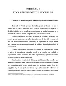 Etică managerială - Condiție esențială - Pagina 3