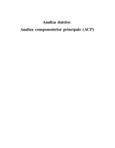 Analiza componentelor principale (ACP) - Pagina 2