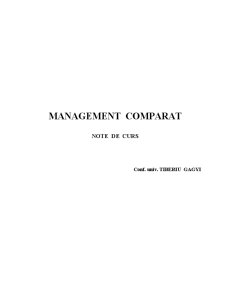 Management Comparat - Pagina 1