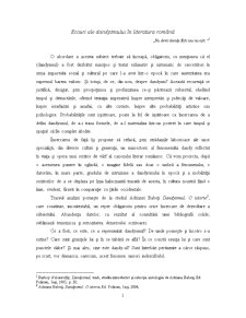 Ecouri ale dandysmului în literatura română - Pagina 1