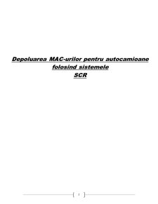 Depoluarea MAC-urilor pentru autocamioane folosind sistemele SCR - Pagina 2