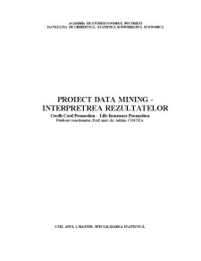 Data mining - interpretrea rezultatelor - Pagina 1
