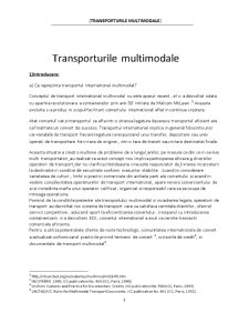 Transporturile Multimodale - Pagina 3