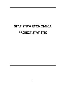 Statistică economică - Pagina 1
