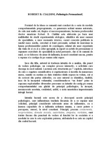 Robert Cialdini, Psihologia Persuasiunii - Recenzie - Pagina 1
