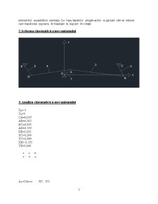 Analiza și sinteza mecanismului ștergător de parbriz - Pagina 2