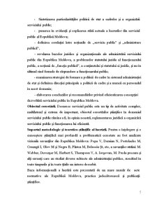 Reglementarea administrativ-juridică a serviciului public în Republica Moldova - Pagina 5