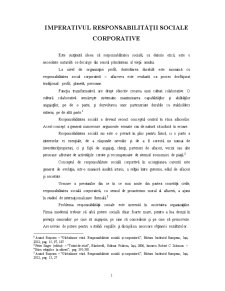 Imperativul responsabilității sociale corporative - Pagina 1