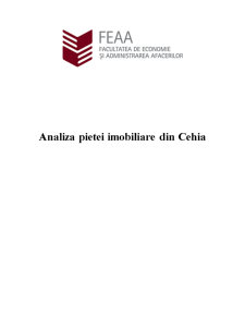 Analiza pieței imobiliare din Cehia - Pagina 1