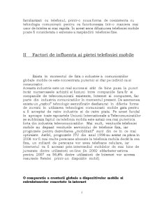 Caracteristicile Actuale și de Perspectiva ale Pieței Serviciului de Telefonie Mobila - Pagina 5