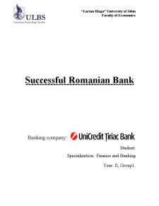 Successful Romanian Bank - Pagina 1
