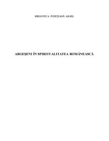 Argeșeni în spiritualitatea românească - Pagina 1