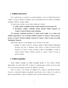 Impactul politicii europene de ocupare a forței de muncă, la nivelul Municipiului București - Pagina 3
