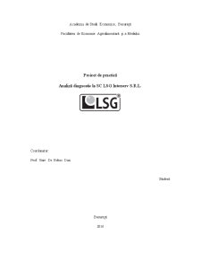 Analiza diagnostic la SC LSG Interserv SRL - Pagina 1