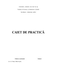 Caiet practică - Pagina 1