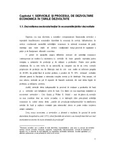 Tendințe în dezvoltarea sectorului Românesc al serviciilor - Pagina 5