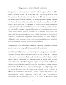 Răspunderea internațională a statelor - Pagina 1