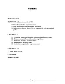 Particularitățile managementului strategic în organizațiile neguvernamentale - Pagina 2