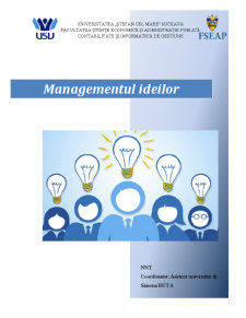 Managementul ideilor - Pagina 1