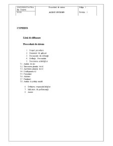 Procedură de sistem - audit intern - Pagina 2