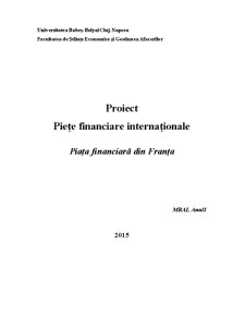 Piața financiară din Franța - Pagina 1