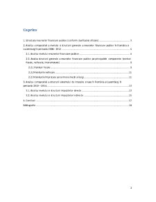 Studiu de caz comparativ privind nivelul, structura și dinamică cheltuielilor publice (bugetare) în România și Luxemburg - Pagina 2