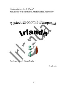 Proiect economie europeană - Irlanda - Pagina 1