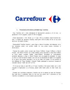 Activitatea logistică în cadrul Grupului Carrefour - Pagina 2