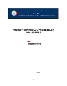 Controlul proceselor industriale - Weatherford - Pagina 1