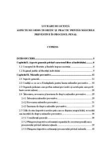 Aspecte de ordin teoretic și practic privind măsurile preventive în procesul penal - Pagina 1