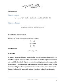 Determinarea raportului Cp-CV prin metoda măsurării vitezei sunetului în aer - Pagina 4