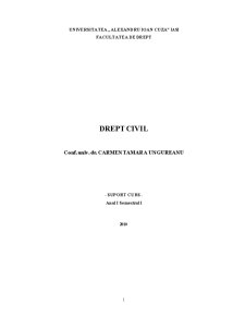 Drept civil - Pagina 1