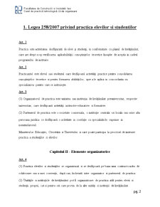 Caiet de practică tehnologică și de organizare - Pagina 2