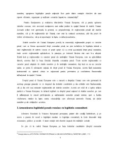 Politici naționale și europene în materia dreptului penal aportul dintre dreptul penal european și ordinea juridică internă română - Pagina 5
