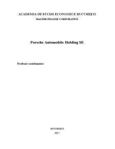 Analiza financiară a companiei Porsche Automobile Holding-SE - Pagina 1