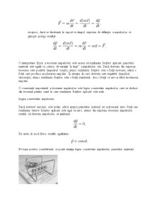 Teoreme generale în dinamica punctului material - Pagina 5