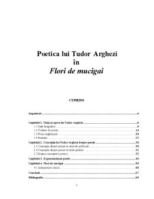 Poetica lui Tudor Arghezi în Flori de mucigai - Pagina 2