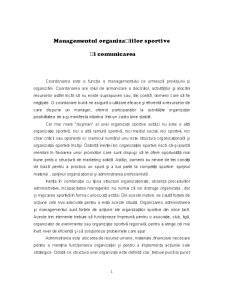 Managementul organizațiilor sportive și comunicarea - Pagina 1