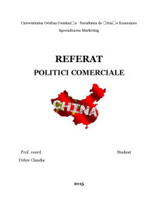 Politici comerciale China - Pagina 1