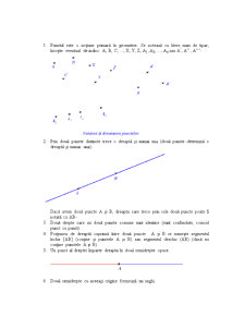 Axiomele și Teoremele Geometriei Plane - Pagina 2