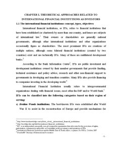 The role of international financial institutions in financing investment within the Republic of Moldova - Pagina 5